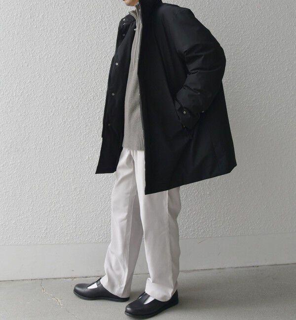 SHIPS any「SHIPS any: 〈撥水・防風等〉多機能 スタンドカラー ダウン ミドル コート◇」|ダウン|