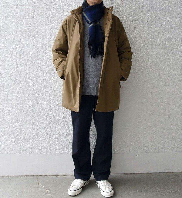 SHIPS any「SHIPS any: 〈撥水・防風等〉多機能 スタンドカラー ダウン ミドル コート◇」|ダウン|