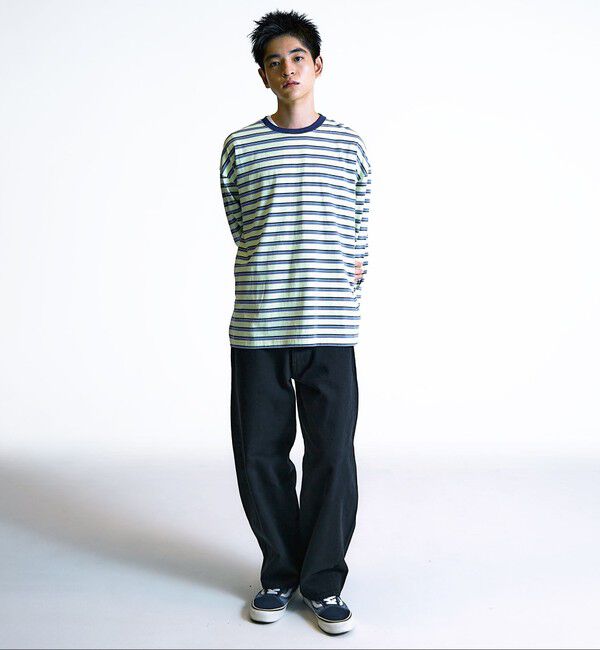 SHIPS「City Ambient Products: 12オンス バレル バギー デニム パンツ」|デニム|