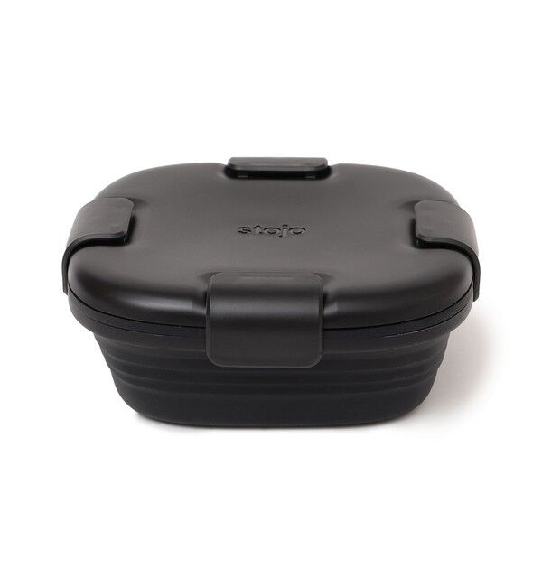 SHIPS any「stojo: 折りたたみ式 ランチ ボックス」|食器・キッチングッズ|ブラック