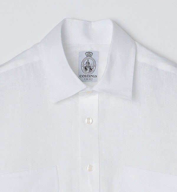 SHIPS「CORDINGS: リネン ショートスリーブ シャツ」|シャツ・ブラウス|