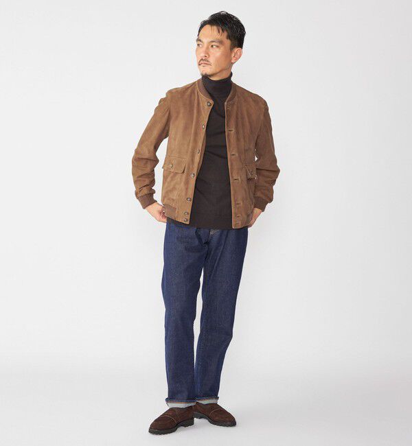 SHIPS「YCHAI: ロブスト ロウデニム ソリッド パンツ」|デニム|