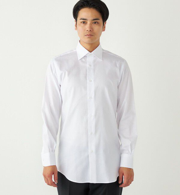 SHIPS Colors 「SHIPS Colors:ピンオックス ワイドカラー シャツ」|シャツ・ブラウス|