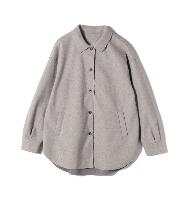 SHIPS Colors 「SHIPS Colors:〈手洗い可能〉ライト メルトン 羽織り シャツ」|シャツ・ブラウス|