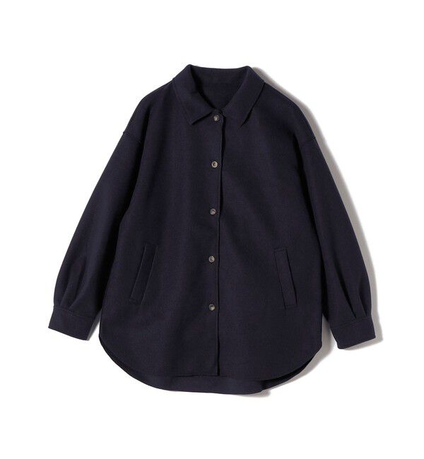 SHIPS Colors 「SHIPS Colors:〈手洗い可能〉ライト メルトン 羽織り シャツ」|シャツ・ブラウス|