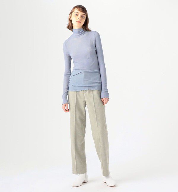MACPHEE「ウールリブ タートルネックプルオーバー」|Tシャツ・カットソー|