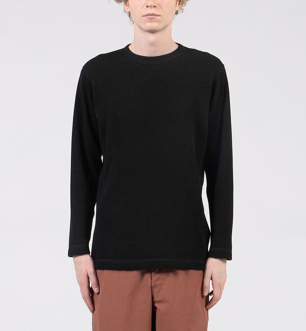 TOMORROWLAND MENS「スーピマコットン ワッフルプルオーバーカットソー」|Tシャツ・カットソー|