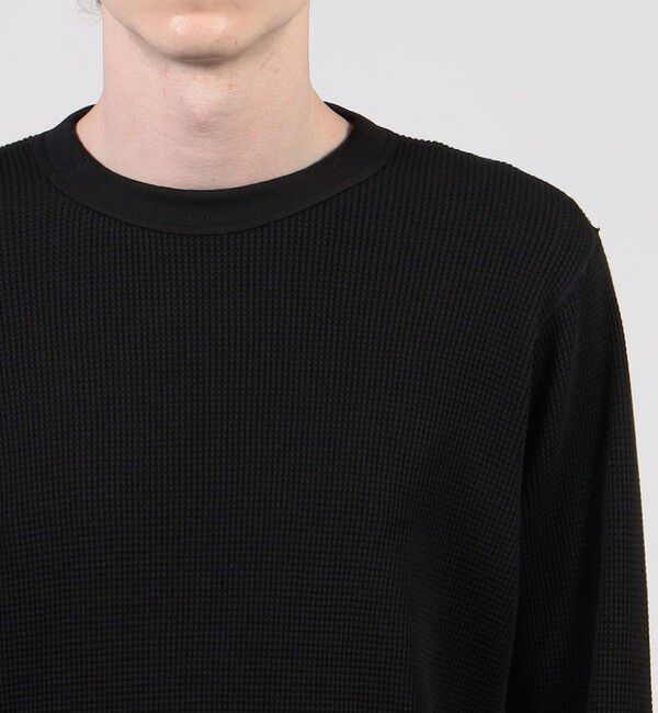 TOMORROWLAND MENS「スーピマコットン ワッフルプルオーバーカットソー」|Tシャツ・カットソー|