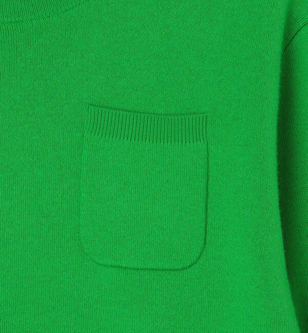 CABaN「コットンカシミヤ ポケットプルオーバー」|ニット・セーター|