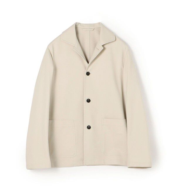 TOMORROWLAND MENS「コットンシルク ブルゾン」|ブルゾン・スタジャン|43 ベージュ