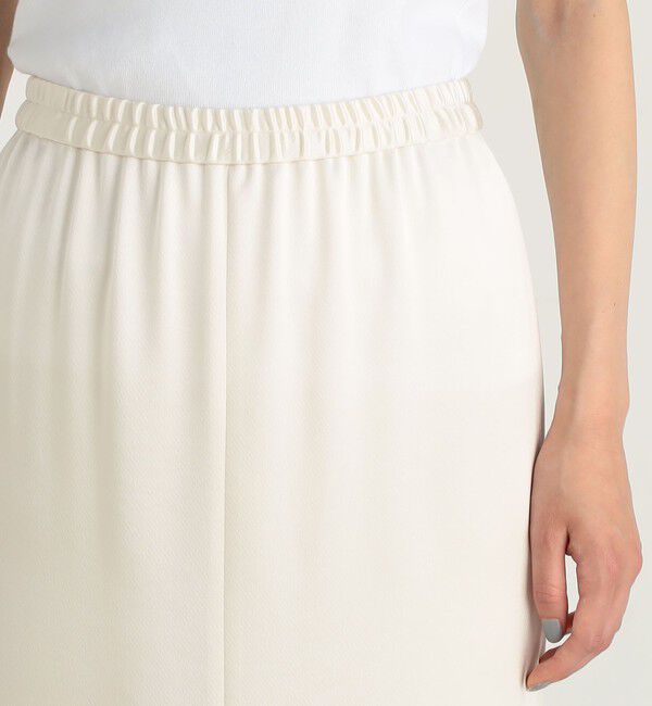 Edition「ハンマーサテン タイトスカート」|タイト|