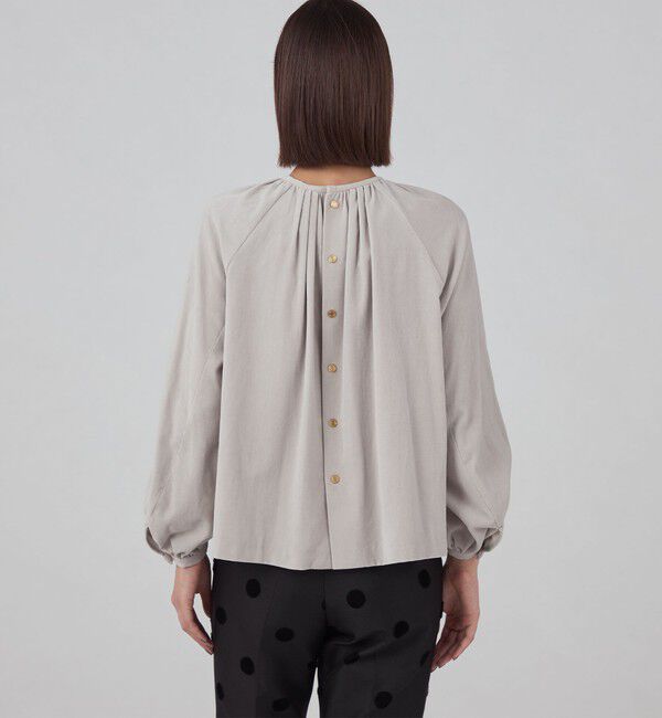 TOMORROWLAND collection「キャラメルヴェルト ギャザーブラウス」|シャツ・ブラウス|