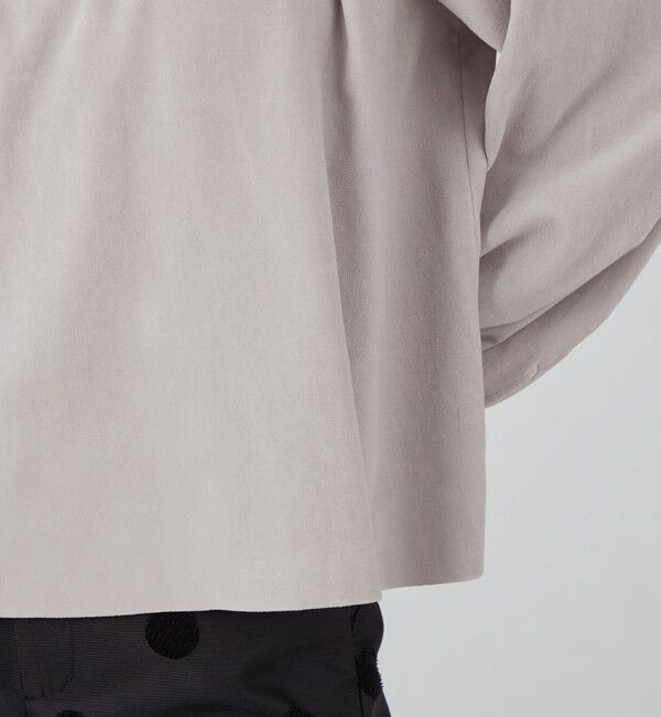 TOMORROWLAND collection「キャラメルヴェルト ギャザーブラウス」|シャツ・ブラウス|