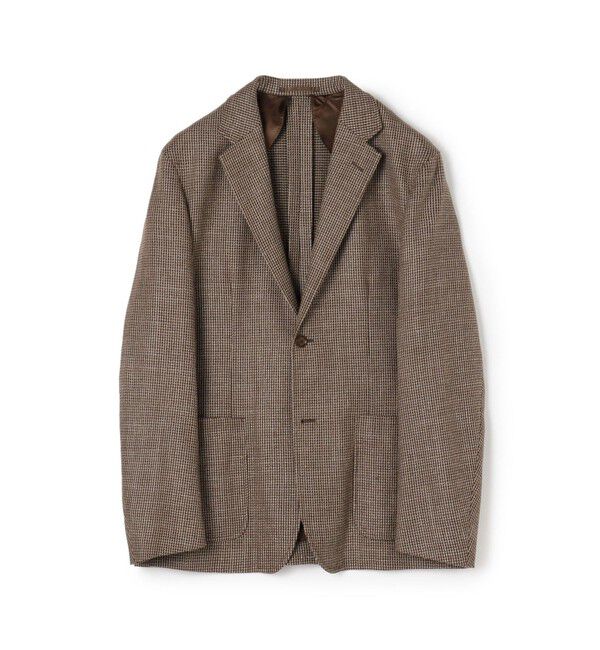 美品✨トゥモローランド　24年モデル　ファンシーツイード　シングルブレステッド ファンシーツイード シングルブレステッド2Bジャケット