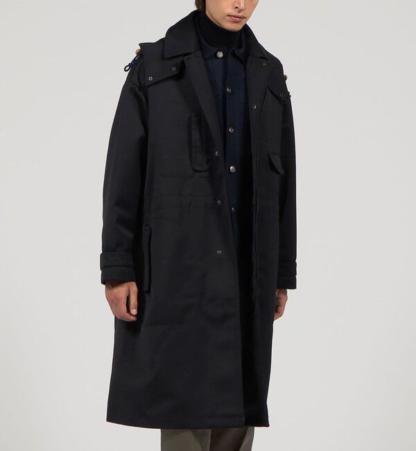 TOMORROWLAND MENS「ウールコットン ステンカラーコート」|ステンカラーコート|