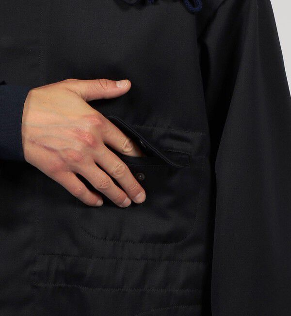 TOMORROWLAND MENS「ウールコットン ステンカラーコート」|ステンカラーコート|