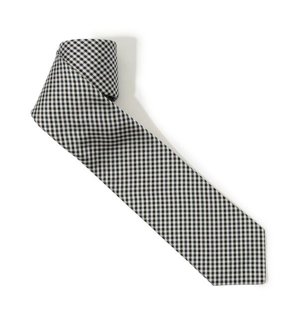 TOMORROWLAND GOODS「TOMORROWLAND シルク ギンガムチェック柄ネクタイ」|ネクタイ・蝶ネクタイ|