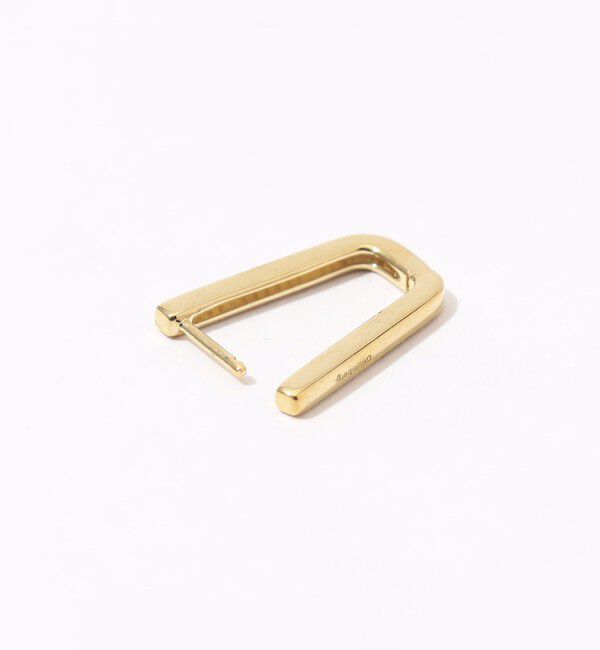 TOMORROWLAND GOODS「Otiumberg. Pave Edged Rectangle フープピアス」|ピアス|