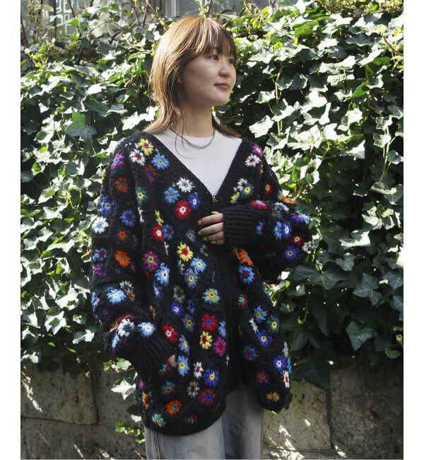 JOINT WORKS「MacMahon Knitting Mills  V-Neck Zip Cardigan-Diamond」|カーディガン|