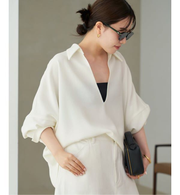 Plage「《追加》GEORGETTE SKIPPER ブラウス」|シャツ・ブラウス|