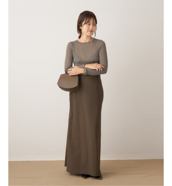 Plage「SOUPLE LUZ / スープレルース C/C RB C/N L/SL トップス」|Tシャツ・カットソー|