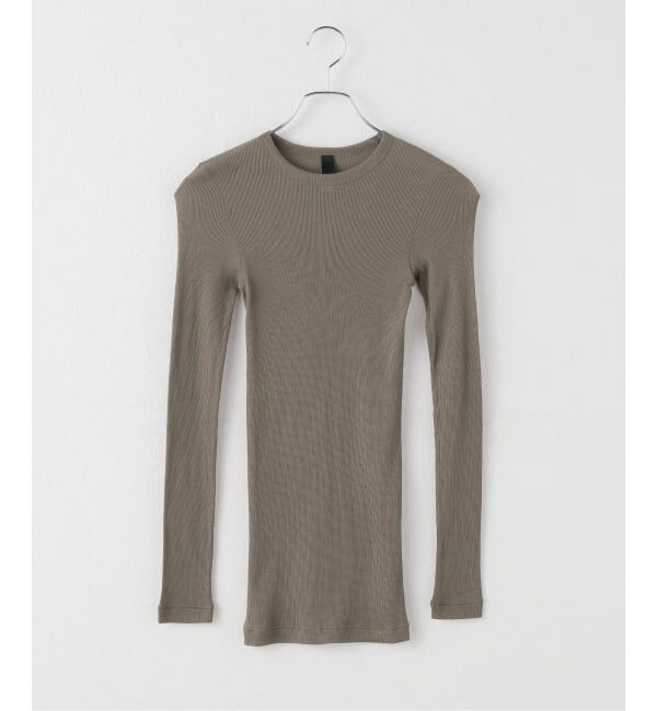 Plage「SOUPLE LUZ / スープレルース C/C RB C/N L/SL トップス」|Tシャツ・カットソー|