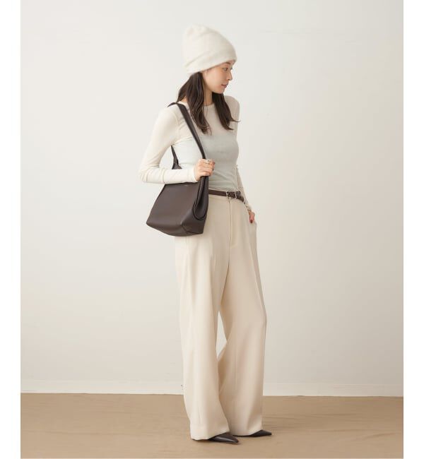 Plage「SOUPLE LUZ / スープレルース C/C RB C/N L/SL トップス」|Tシャツ・カットソー|