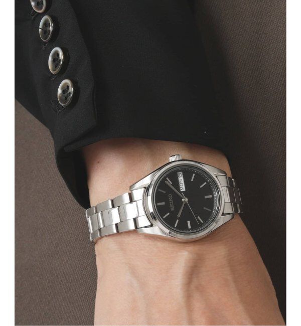 IENA「SEIKO/セイコー Exclusive IENAxHIROB 30mm Black【別注】」|腕時計|