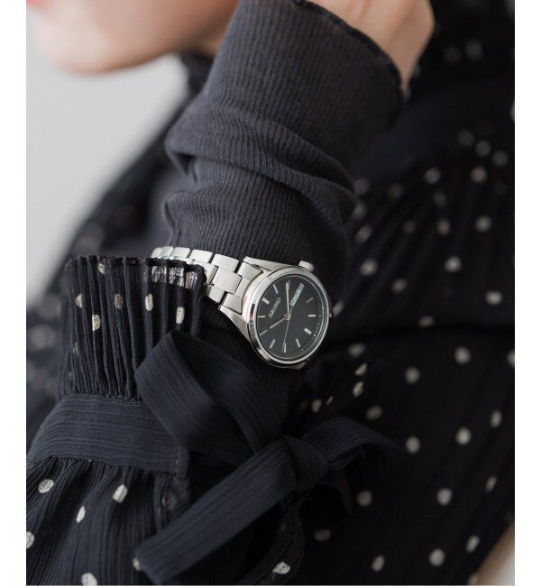 IENA「SEIKO/セイコー Exclusive IENAxHIROB 30mm Black【別注】」|腕時計|