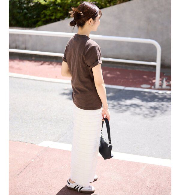 SLOBE IENA「《追加》フリルカットソータイトスカート」|スカート|