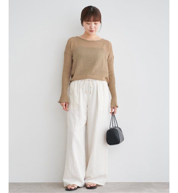 IENA「LES ATELIERS FRANCAIS DE CONFECTION ロングスリーブトップス」|シャツ・ブラウス|