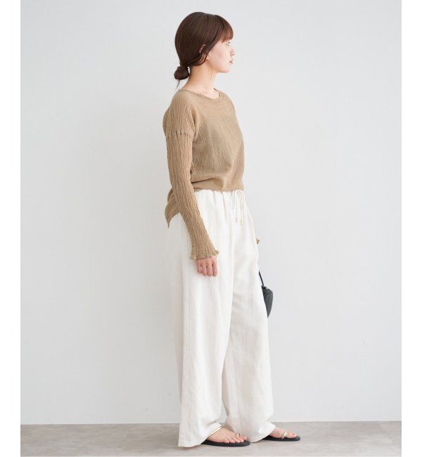 IENA「LES ATELIERS FRANCAIS DE CONFECTION ロングスリーブトップス」|シャツ・ブラウス|