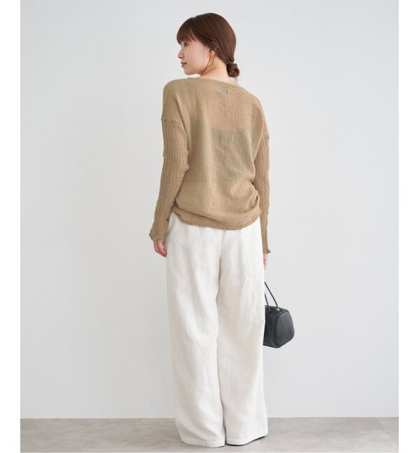 IENA「LES ATELIERS FRANCAIS DE CONFECTION ロングスリーブトップス」|シャツ・ブラウス|