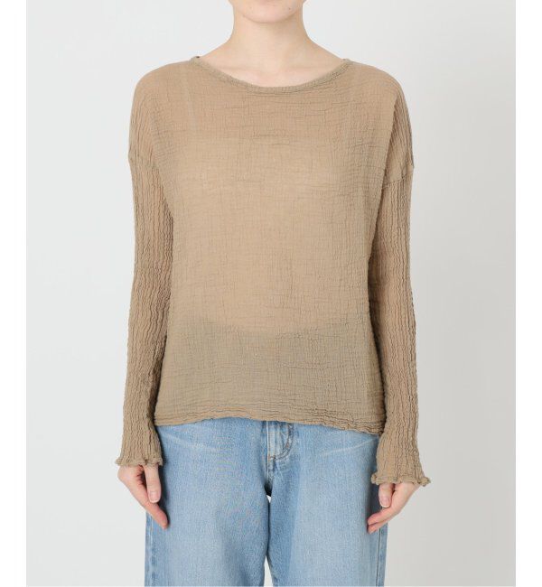 IENA「LES ATELIERS FRANCAIS DE CONFECTION ロングスリーブトップス」|シャツ・ブラウス|