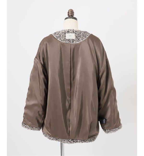 ループヤーンノーカラージャケットコート（IENA）｜ルミネの