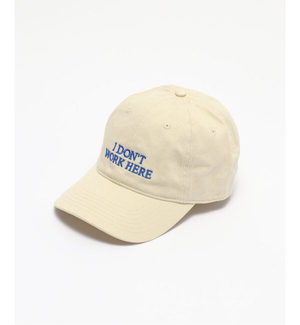 PULP「【IDEA BOOKS / アイディアブックス】SORRY I DONT WORK HERE HAT」|キャップ・キャスケット|ベージュ