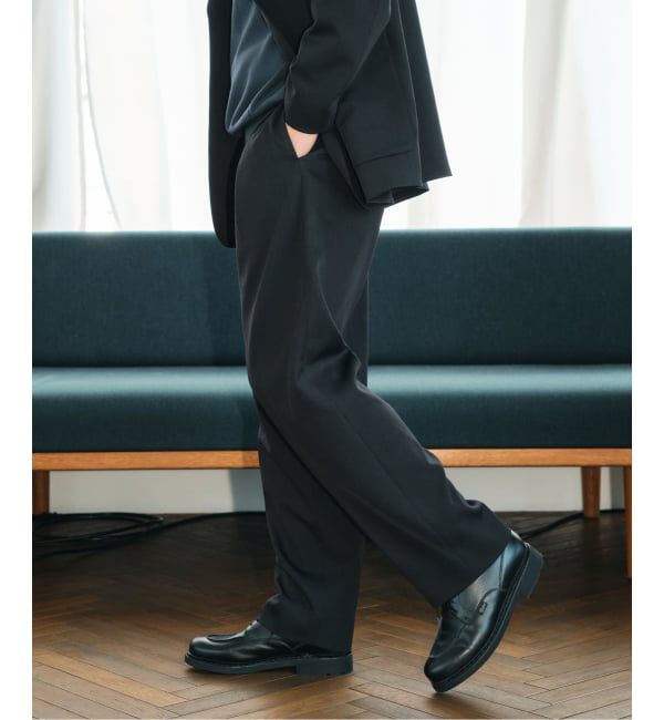EDIFICE「ドビー ドスキン サイドアジャスト パンツ【セットアップ着用可】」|スラックス|