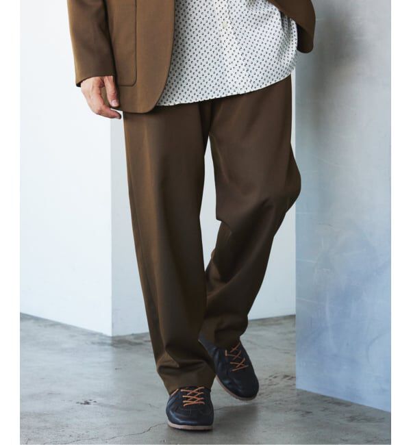 EDIFICE「ドビー ドスキン サイドアジャスト パンツ【セットアップ着用可】」|スラックス|