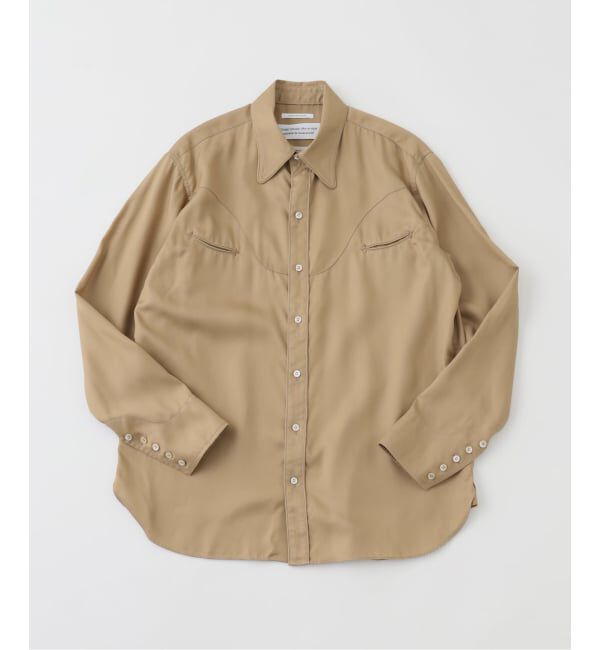 EDIFICE「COUTURE D&rsquo;ADAM (クチュール ド アダム) Rayon Ranch シャツ」|シャツ・ブラウス|ベージュ