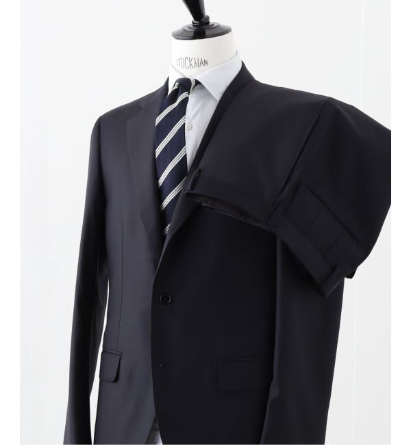 EDIFICE「D.OLIVER 3ボタン ロロピアーナ(サージ)」|スーツ|ネイビー