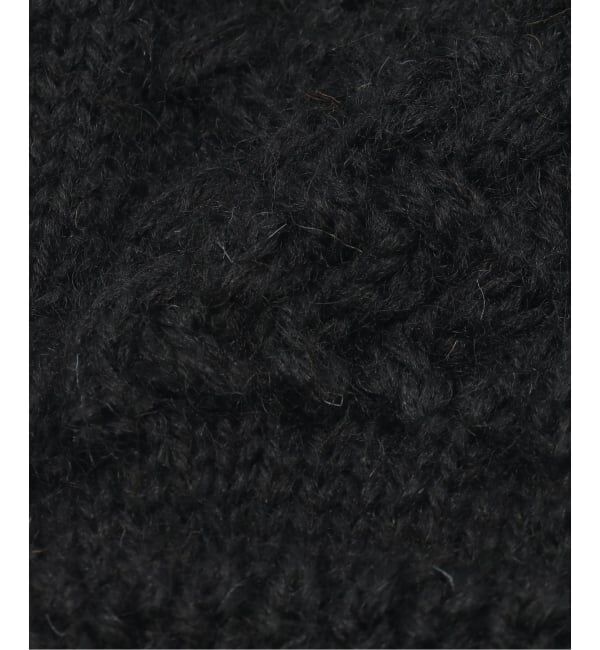 417 EDIFICE「【BLACK SHEEP / ブラックシープ】 HandKnit Cable Glove」|手袋|