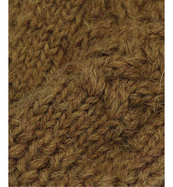 417 EDIFICE「【BLACK SHEEP / ブラックシープ】 HandKnit Cable Glove」|手袋|