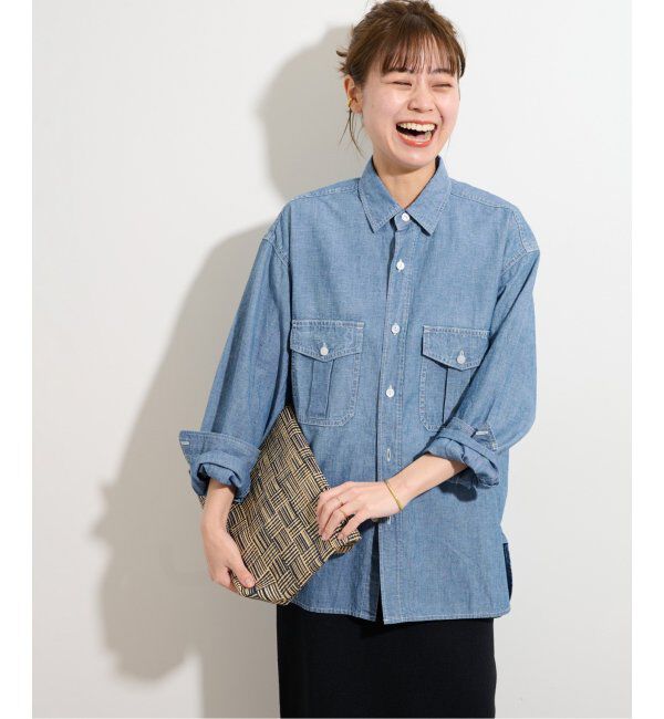 JOURNAL STANDARD relume「シャンブレーワークシャツ」|シャツ・ブラウス|