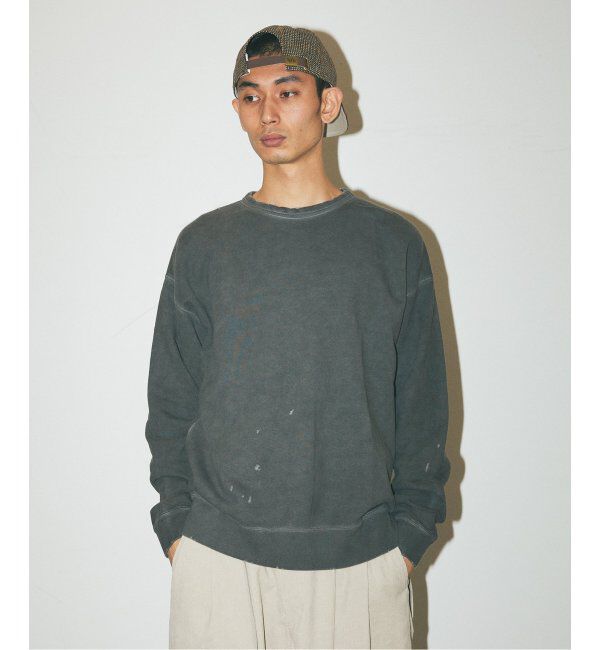 J.S.Homestead「J.S.Homestead / パシフィックウラケ ダメージクルーネック」|スウェット・ジャージ|