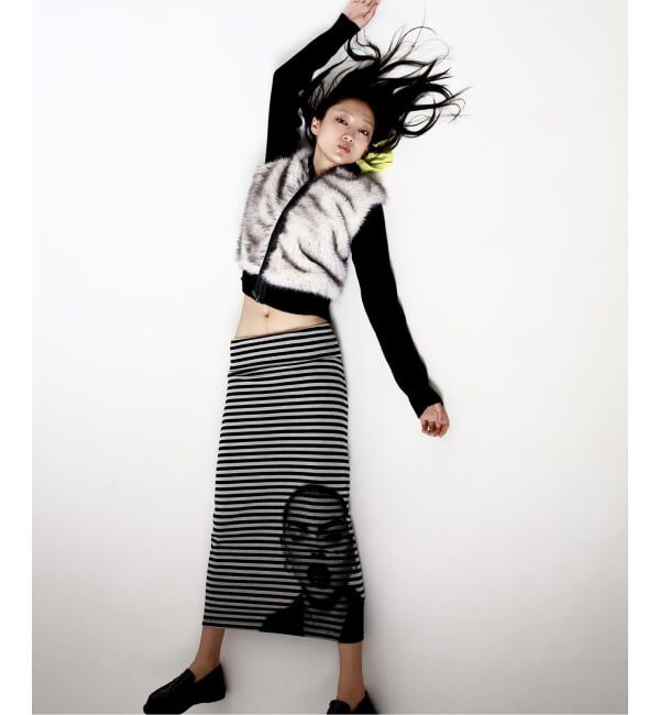 Oriens JOURNAL STANDARD「《追加》ボーダープリントスカート」|スカート|