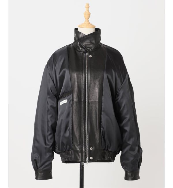 journal standard L'essage「【DUNST/ダンスト】 UNISEX OVERSIZED VINTAGE LEATHER B」|ライダースジャケット|