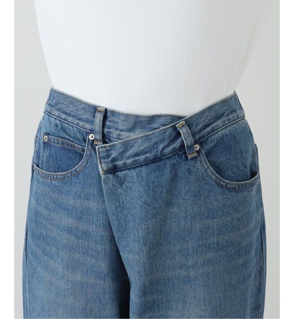 journal standard L'essage「12OZデニム5ポケットギャザーパンツ」|デニム|