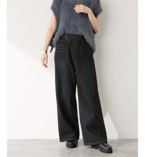 journal standard L'essage「12OZデニム5ポケットギャザーパンツ」|デニム|