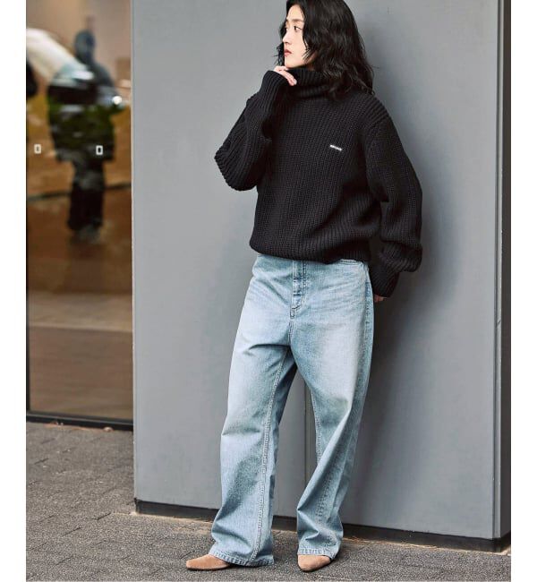 journal standard L'essage「【ROTATEローテート】Knit Turtleneck Jumper：ニット」|ニット・セーター|