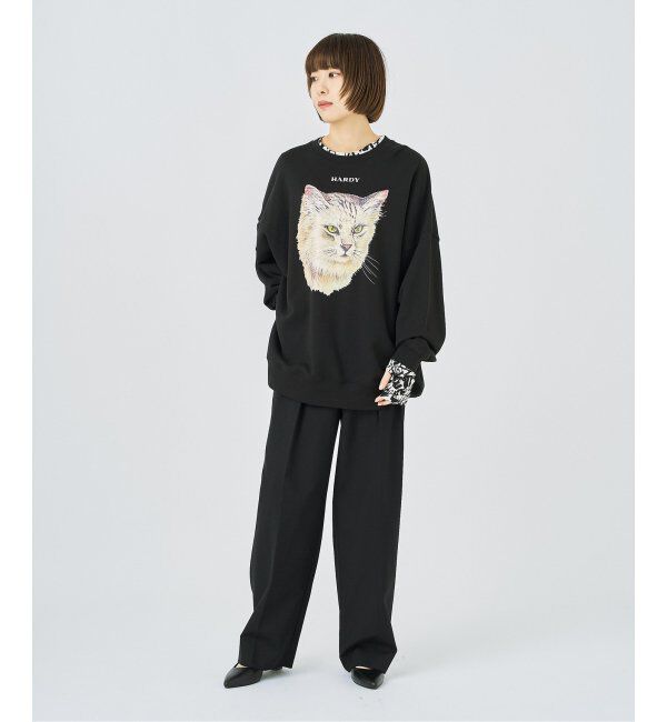 HARDY NOIR「《追加》CAT PRINT スウエット」|スウェット・ジャージ|